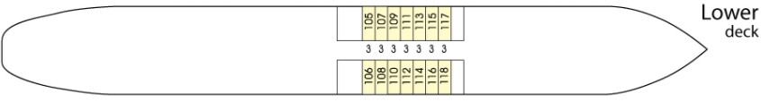 Vodohod MS Nikolay Chernyshevsky Deck Plans Lower Deck.png
